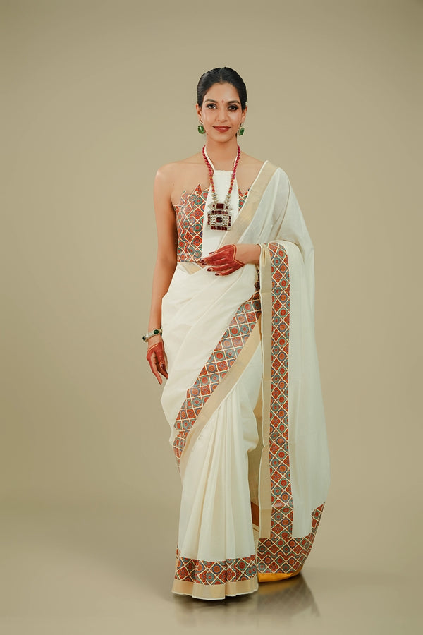 Bloom of Pookalam Saree (Limited Edition - 99 pieces)