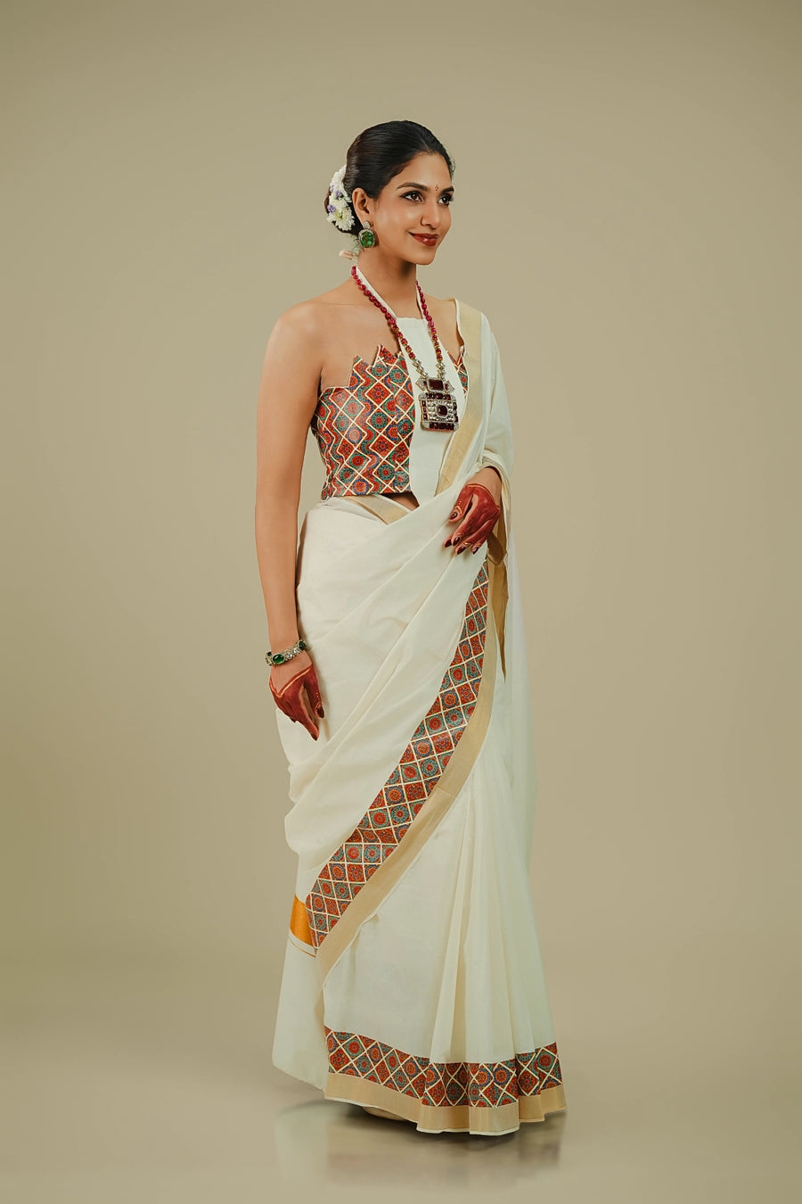 Bloom of Pookalam Saree (Limited Edition - 99 pieces)