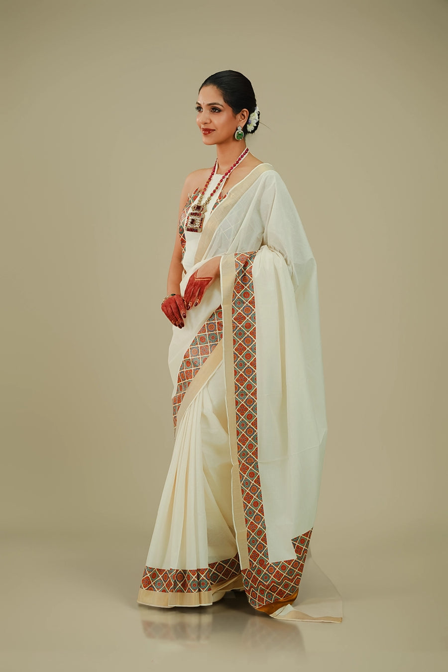 Bloom of Pookalam Saree (Limited Edition - 99 pieces)
