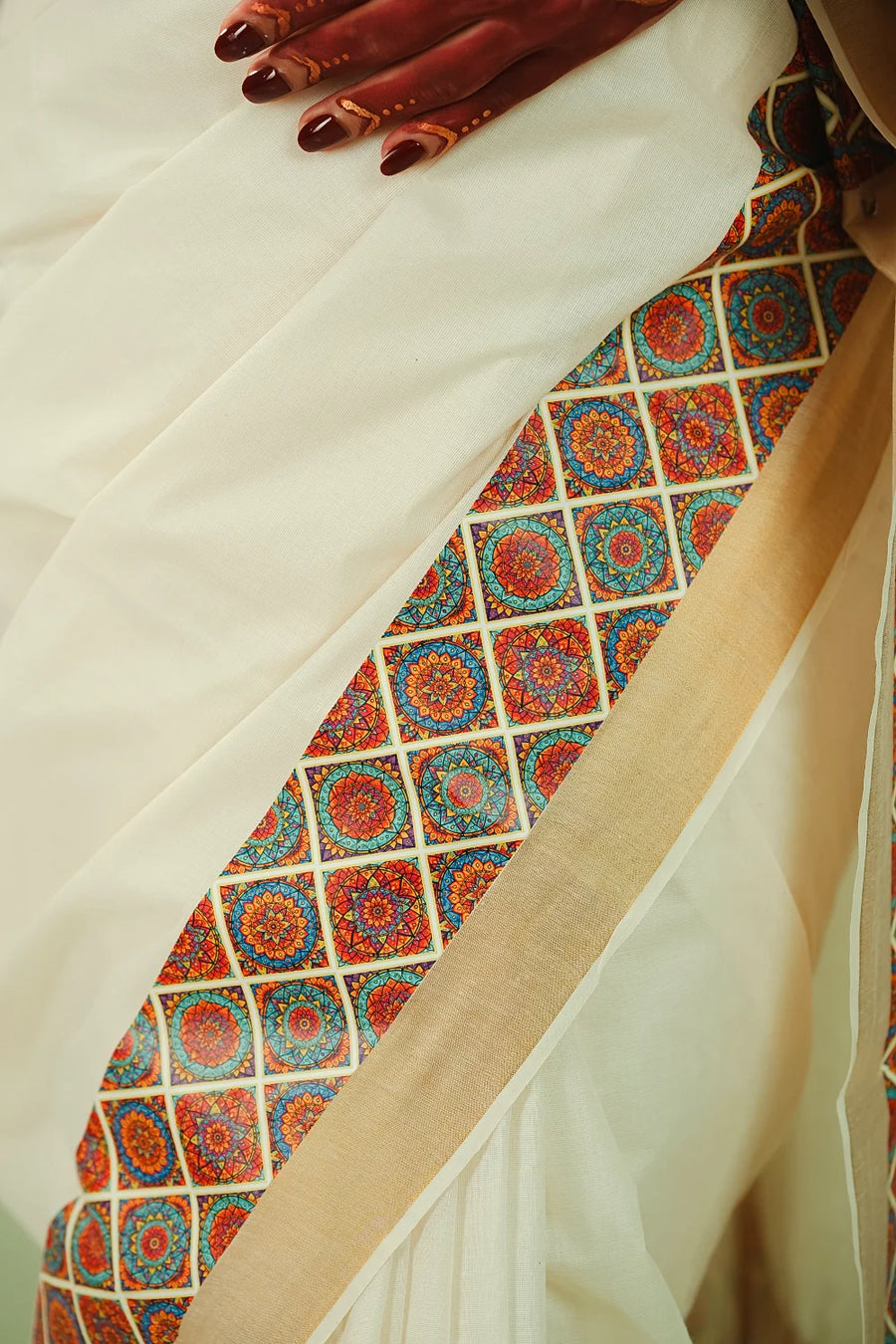 Bloom of Pookalam Saree (Limited Edition - 99 pieces)