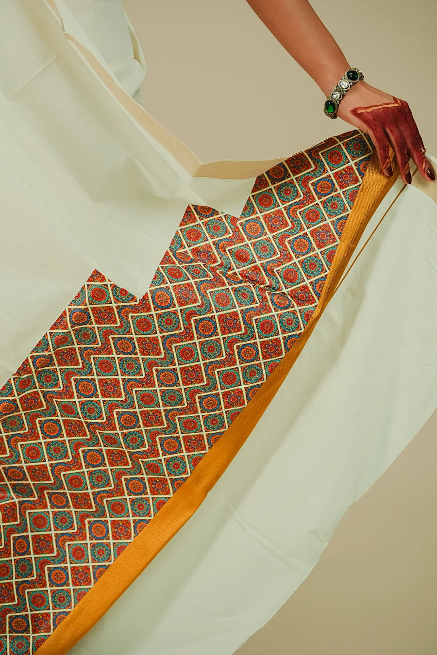Bloom of Pookalam Saree (Limited Edition - 99 pieces)