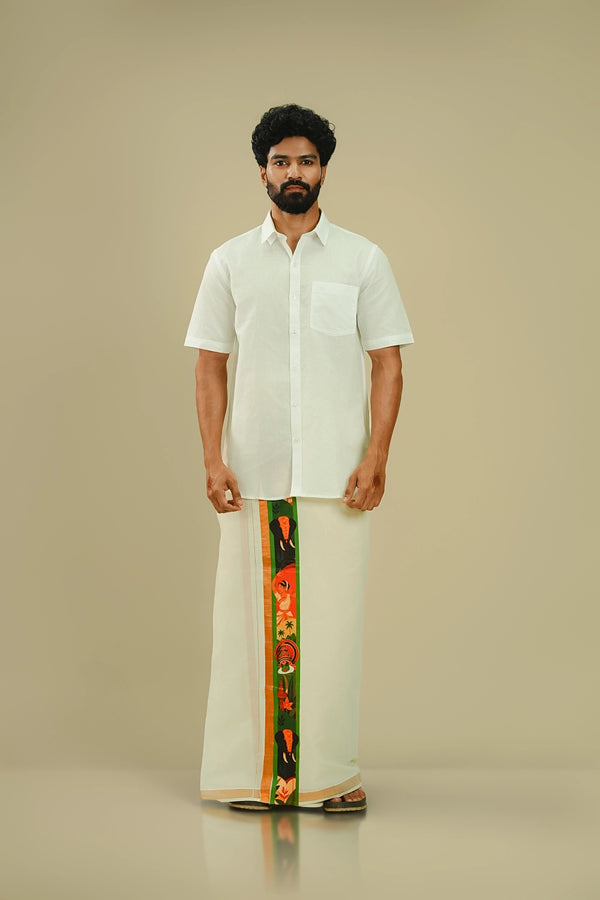 Onam Heritage Mundu (Limited Edition - 99 pieces)