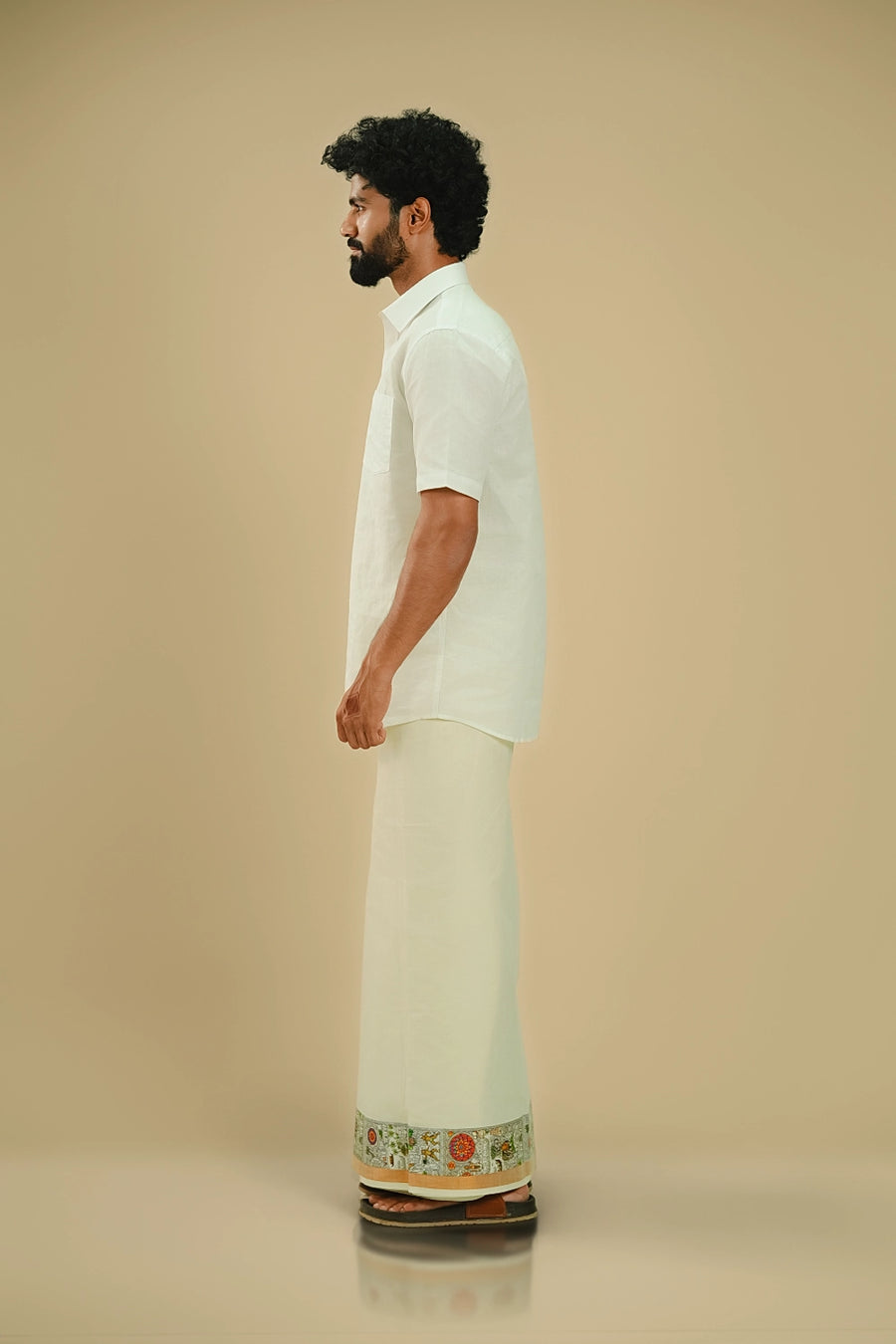 Onam Sketchbook Mundu (Limited Edition - 99 pieces)